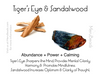 Tiger's Eye Blue & Sandalwood Wrap Bracelet for Men - MeruBeads
