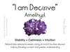 Amethyst Mala Beads Necklace - "I am Decisive" - MeruBeads