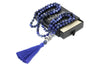 8mm Sodalite Blue Mala Beads Wrap Necklace with Removable Tassel - MeruBeads