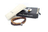 Tiger's Eye Red & Sandalwood Wrap Bracelet for Men - MeruBeads